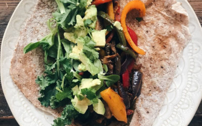 FAJITAS INTEGRALES CASERAS CON RELLENO VEGANO