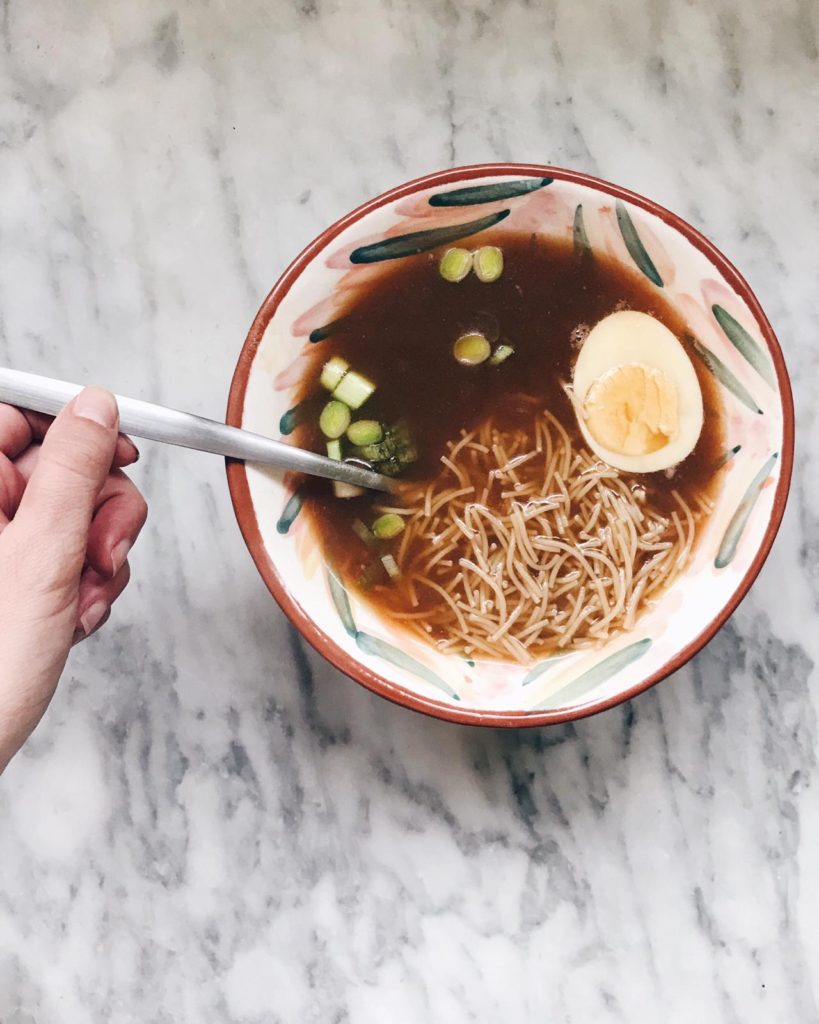 crockpot ramen sopa pollo