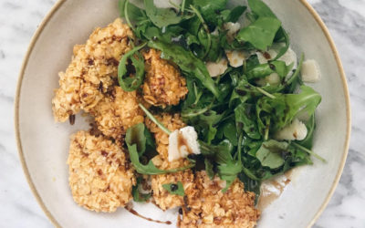 NUGGETS DE PAVO SALUDABLES AL HORNO