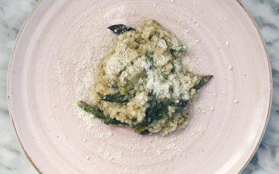 RISOTTO INTEGRAL DE ESPÁRRAGOS