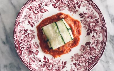 RAVIOLIS DE CALABACÍN AL HORNO